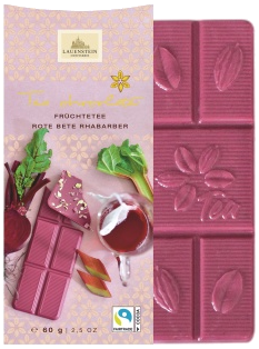 Teeschokolade Rote Bete Rhabarber - Tee-hoch-n Teefachgeschäft Online-Shop