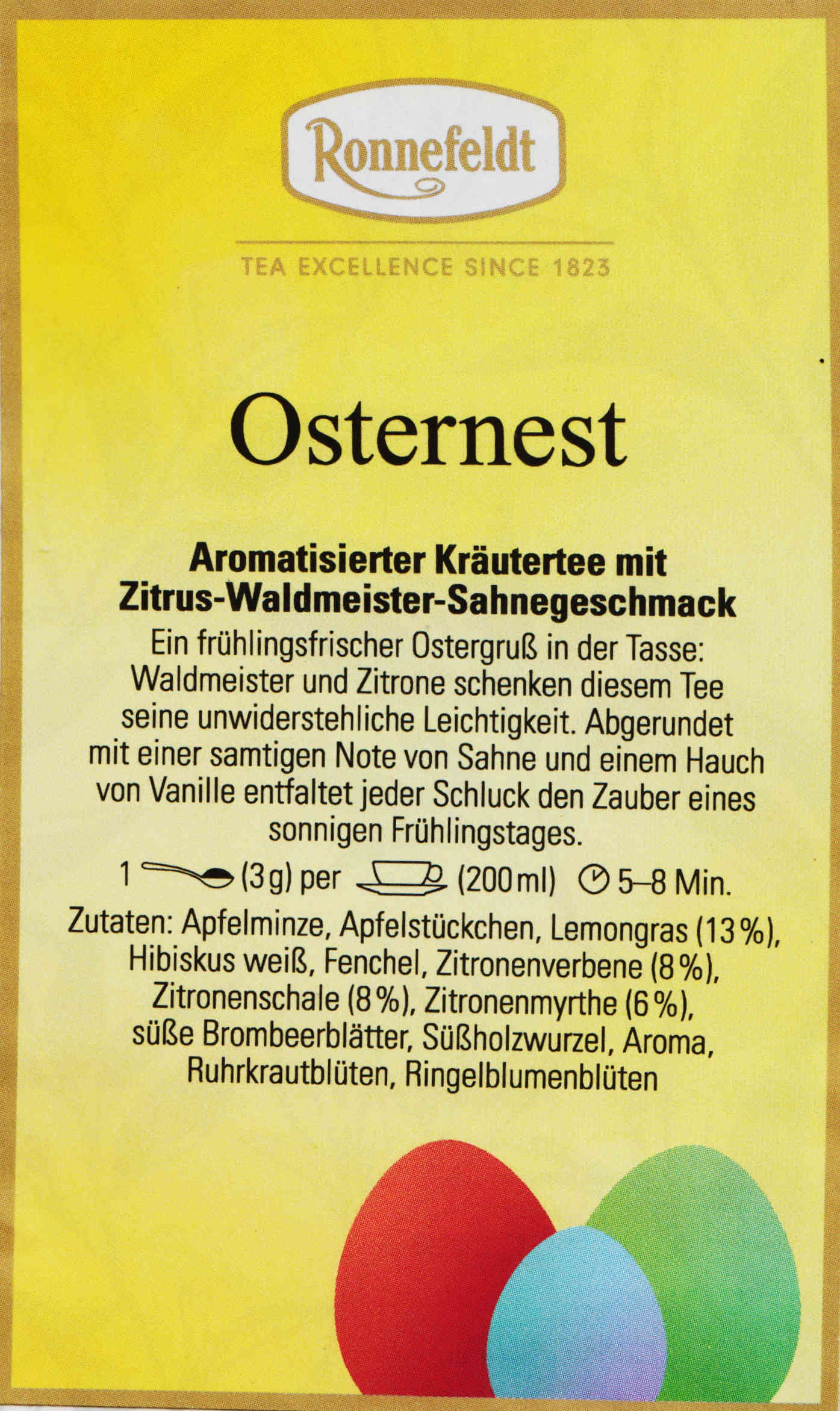 Osternest - Zitrus-Waldmeister-Sahnegeschmack