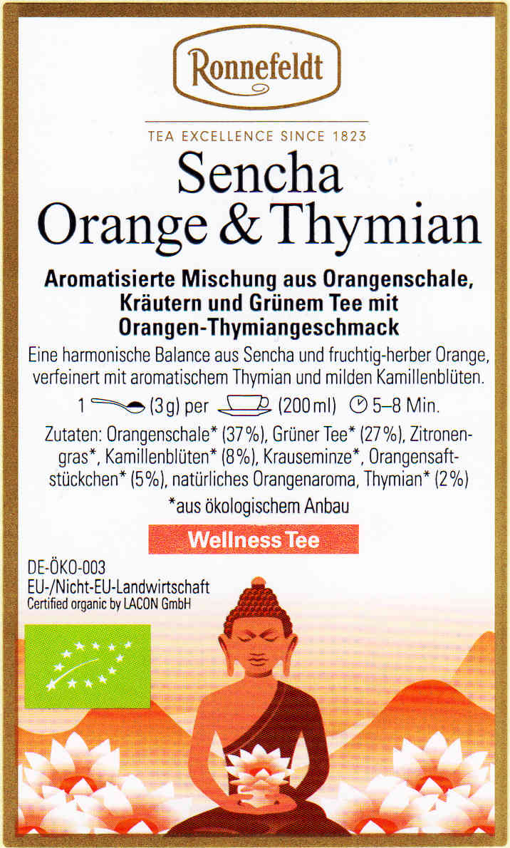 Sencha Orange & Thymian