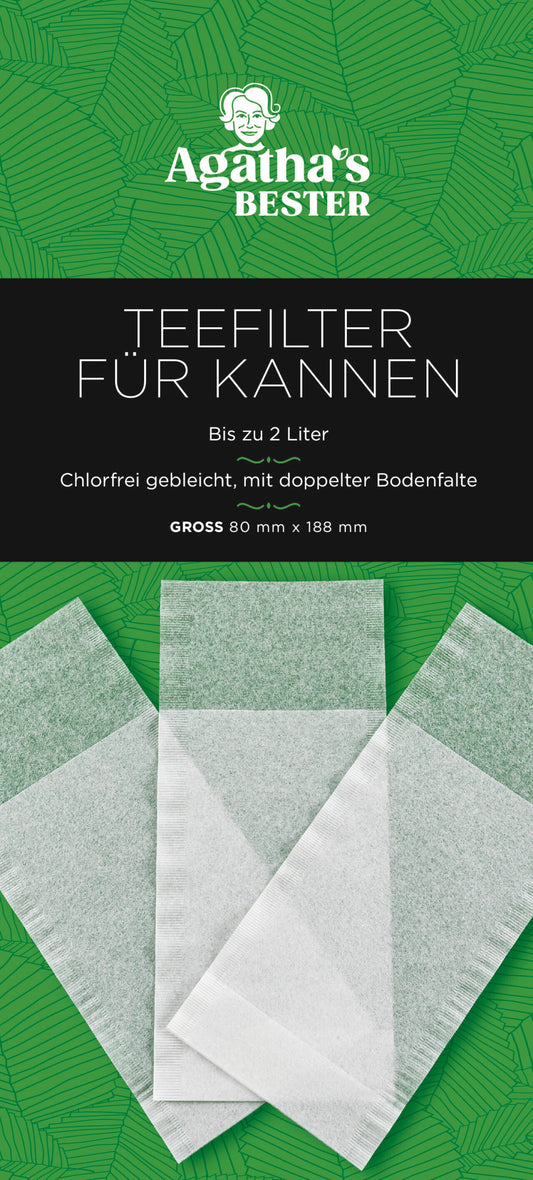 Tea Filter Größe L Papier - Tee-hoch-n Teefachgeschäft Online-Shop