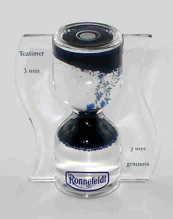 Ronnefeldt Teeuhr - Sanduhr - Tee-hoch-n Teefachgeschäft Online-Shop