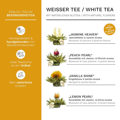 72er Pack ErblühTeelini Weißtee - Tee-hoch-n Teefachgeschäft Online-Shop