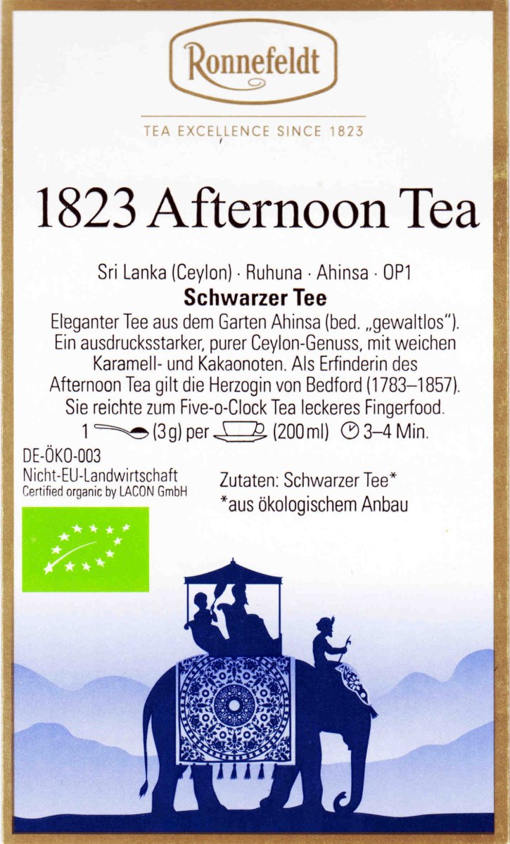 1823 Afternoon Tea - Tee - hoch - n Teefachgeschäft Online - Shop