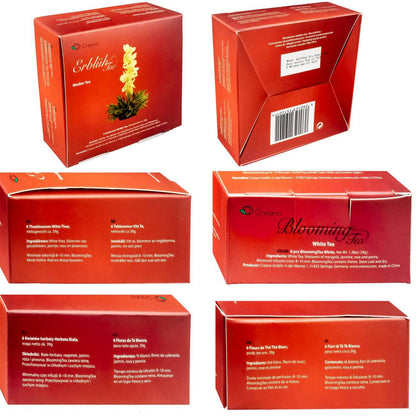 Creano Teeblumen Mix  ErblühTee in edler Geschenkbox zum - Tee-hoch-n Teefachgeschäft Online-Shop