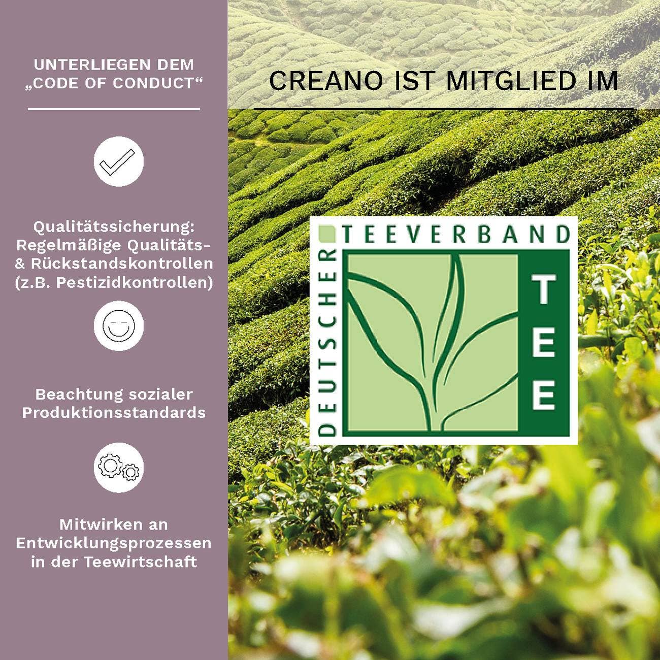 Creano 6 Teeblumen Erblühtee in edler Geschenkbox - Tee-hoch-n Teefachgeschäft Online-Shop