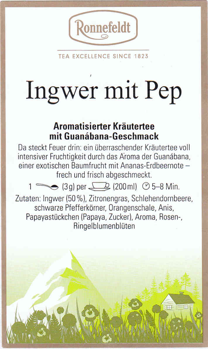 Ingwer mit Pep