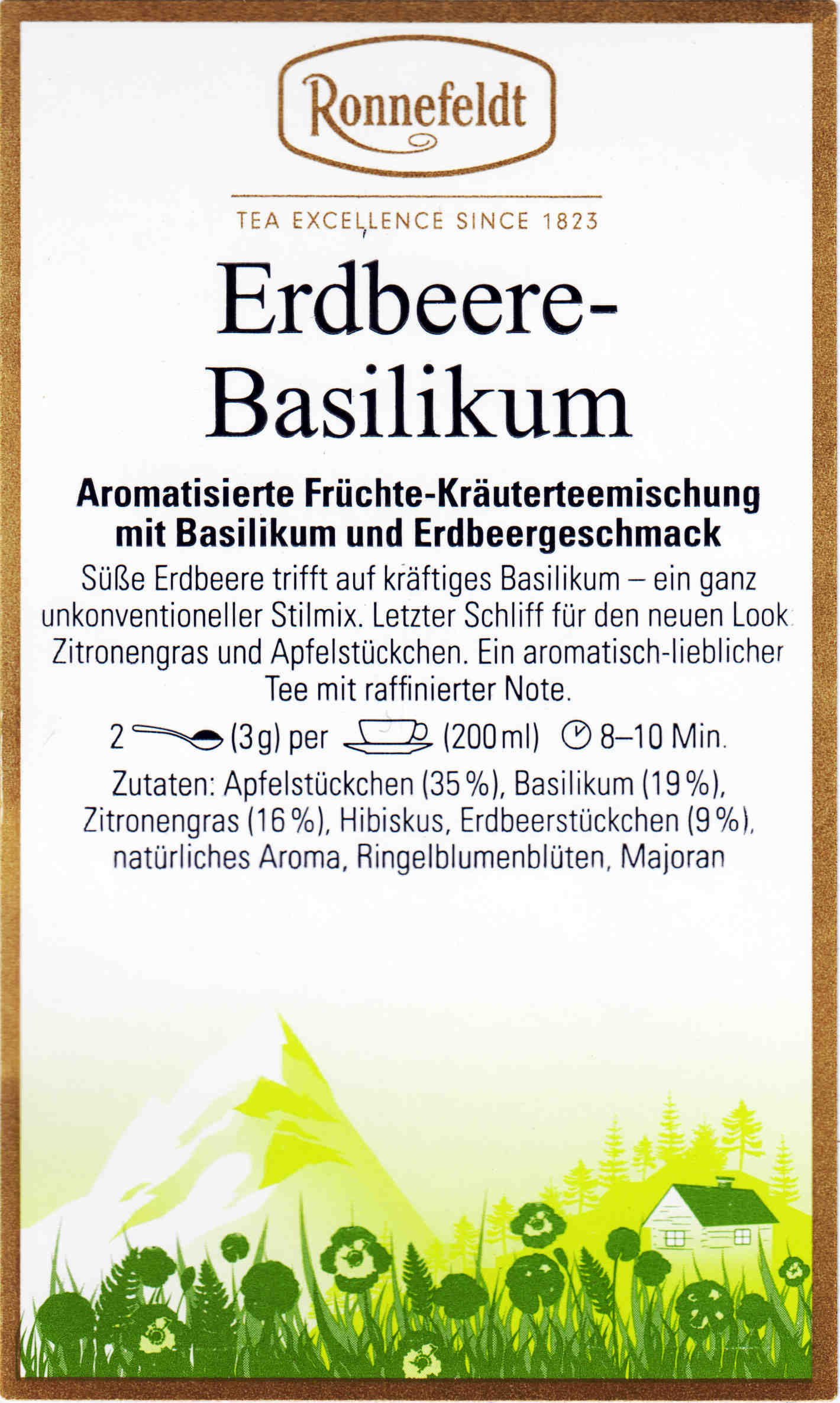 Erdbeere-Basilikum