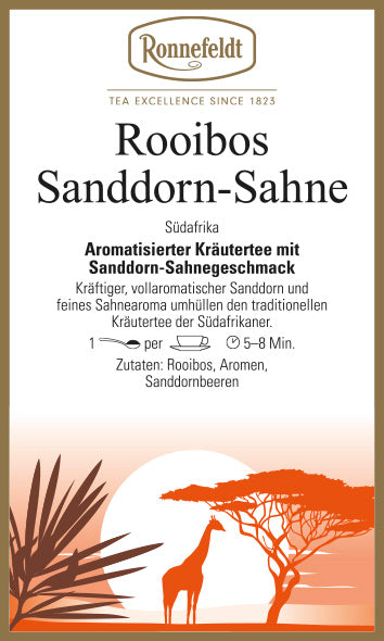 Rooibos Sanddorn-Sahne