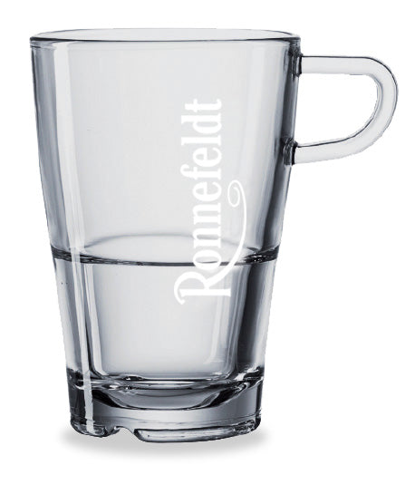 Ronnefeldt Glas Ober- und Untertasse