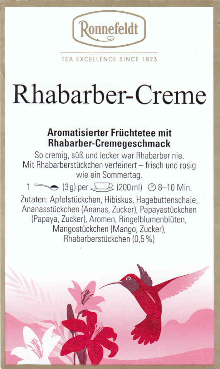 Rhabarber-Creme