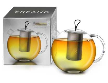 Teekanne Jumbo 2,0l mit Metall-Sieb - Tee-hoch-n Teefachgeschäft Online-Shop