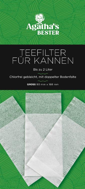 Tea Filter Größe L Papier - Tee-hoch-n Teefachgeschäft Online-Shop