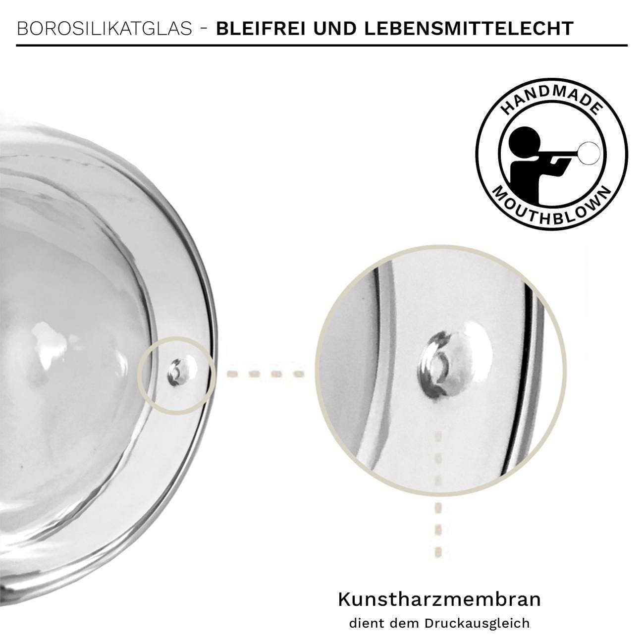 6er Hummi Thermoglas  (rot, blau,grün,lila,gelb,orange) - Tee-hoch-n Teefachgeschäft Online-Shop