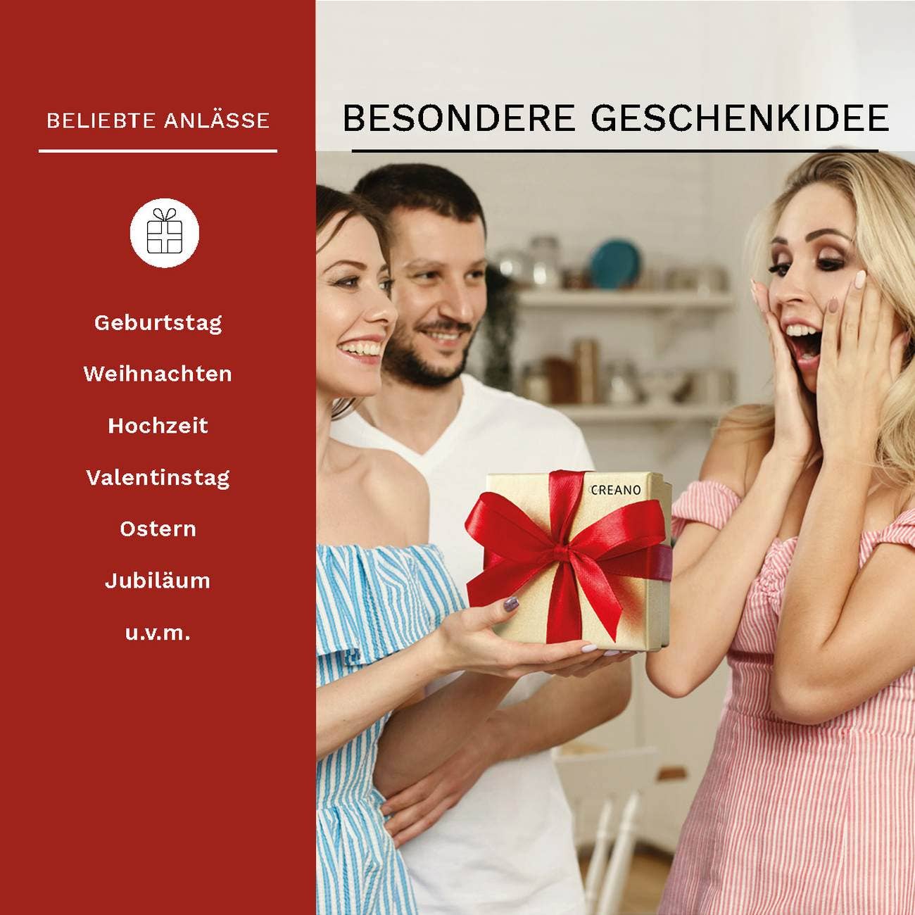 Creano Teeblumen Mix  ErblühTee in edler Geschenkbox zum - Tee-hoch-n Teefachgeschäft Online-Shop