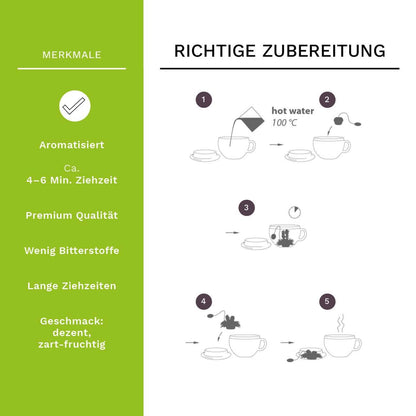ErblühTeelini 36er Pack „Grüner Tee“ - Tee-hoch-n Teefachgeschäft Online-Shop