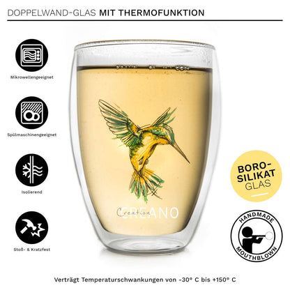 6er Hummi Thermoglas  (rot, blau,grün,lila,gelb,orange) - Tee-hoch-n Teefachgeschäft Online-Shop