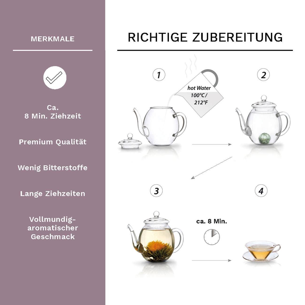 72er Packung Erblühtee Schwarztee - Tee-hoch-n Teefachgeschäft Online-Shop