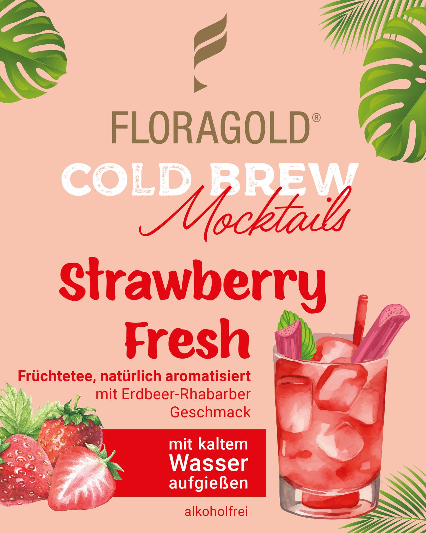 Cold Brew Mocktails Strawberry Fresh