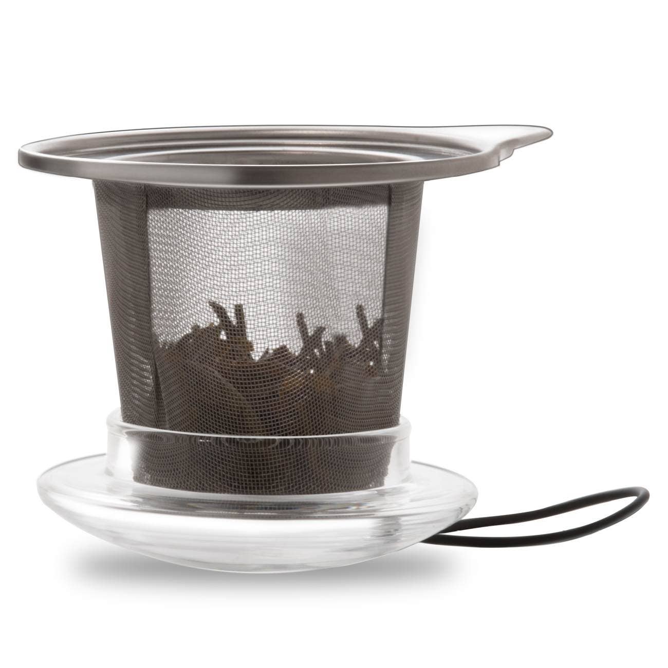 Jumbo-Tasse 450ml mit Sieb - Tee-hoch-n Teefachgeschäft Online-Shop