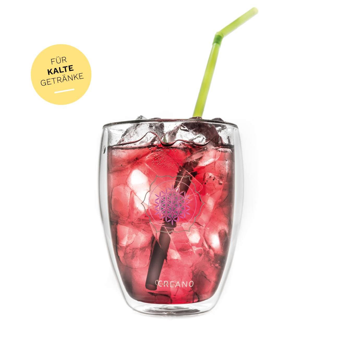 6er Set Blume des Lebens Thermoglas - Tee-hoch-n Teefachgeschäft Online-Shop