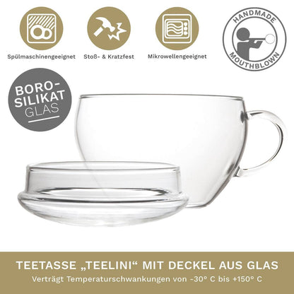 Teetasse Teelini 200ml; einzeln - Tee-hoch-n Teefachgeschäft Online-Shop
