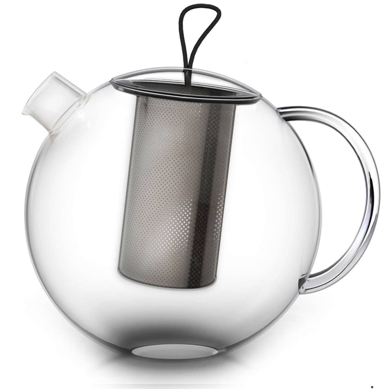 Teekanne Jumbo 2,0l mit Metall-Sieb - Tee-hoch-n Teefachgeschäft Online-Shop