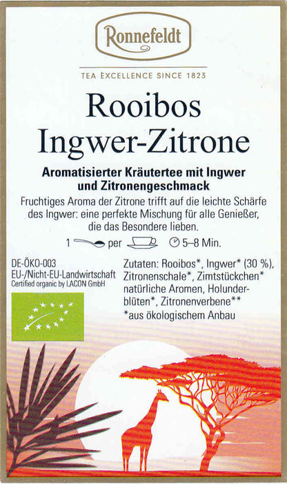 Rooibos Ingwer-Zitrone