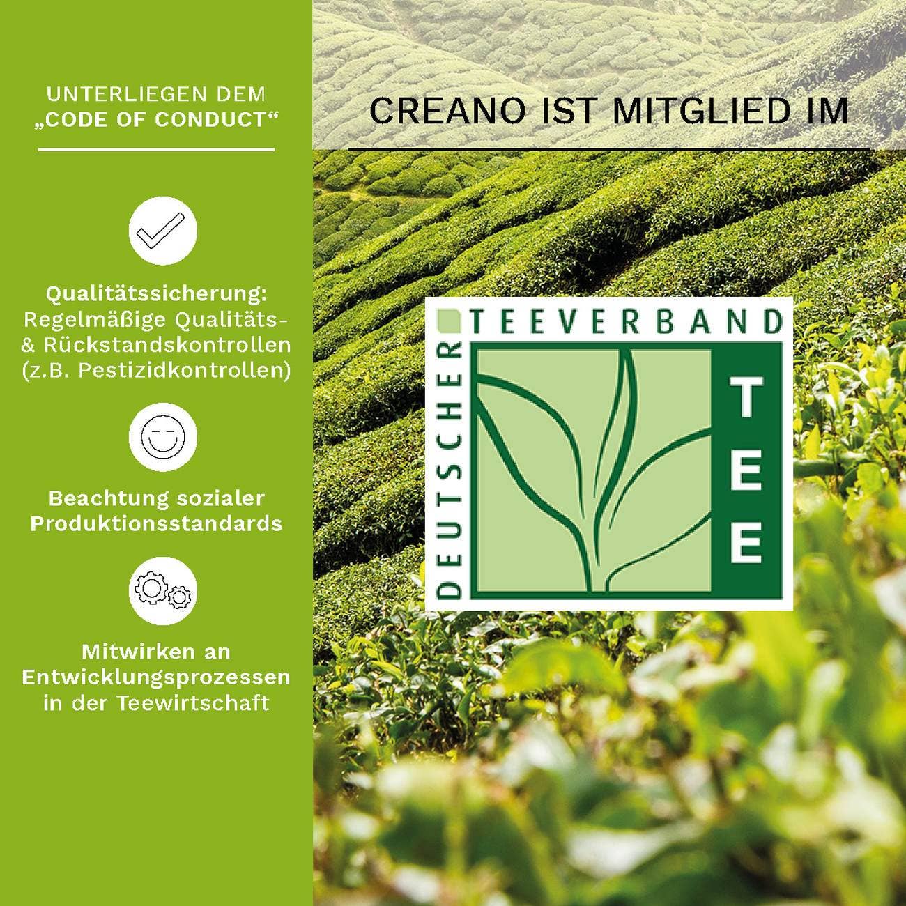 Creano Teeblumen Mix  Erblühtee Fruity Flavor zum Probieren - Tee-hoch-n Teefachgeschäft Online-Shop