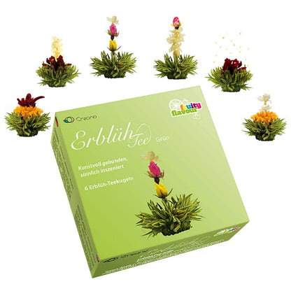 Creano Teeblumen Mix  Erblühtee Fruity Flavor zum Probieren - Tee-hoch-n Teefachgeschäft Online-Shop