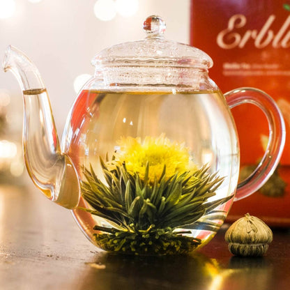 Creano Teeblumen Mix  ErblühTee in edler Geschenkbox zum - Tee-hoch-n Teefachgeschäft Online-Shop